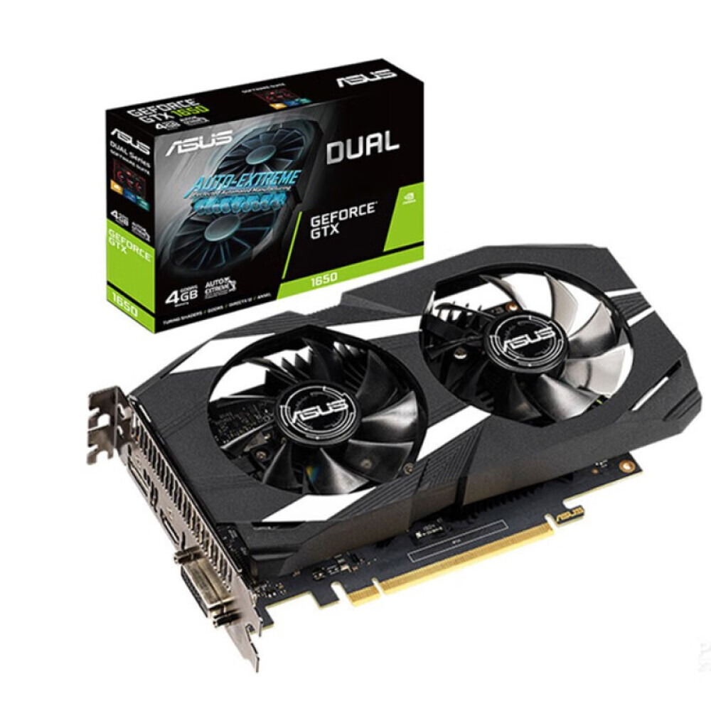 Видеокарта игровая Asus DUAL GeForce GTX 1650 GDDR6 4GBP V2 видеокарта asus cerberus gtx1050ti o4g nvidia gtx 1050ti