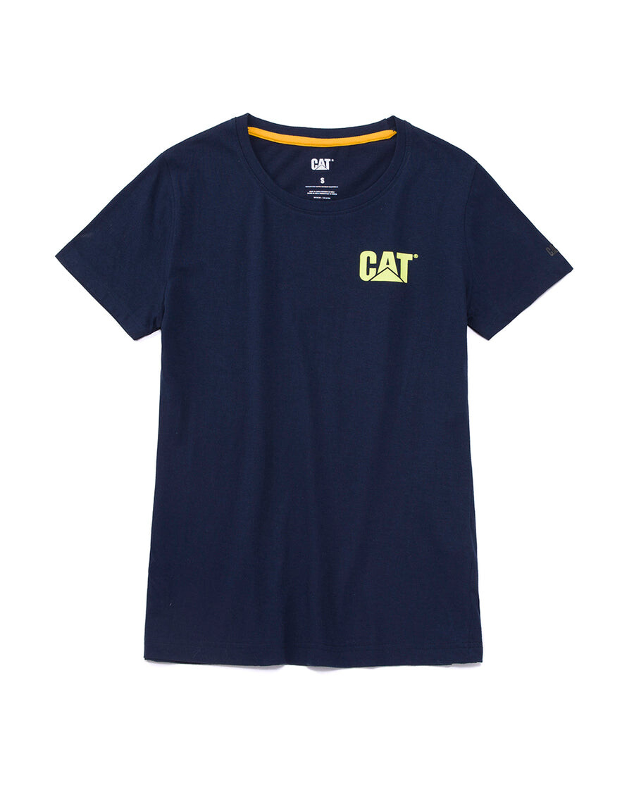 

Женская футболка CAT, синий