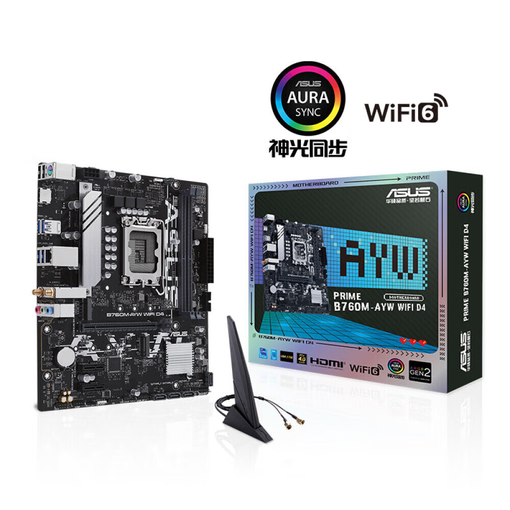 

Материнская плата Asus PRIME B760M-AYW WIFI D4
