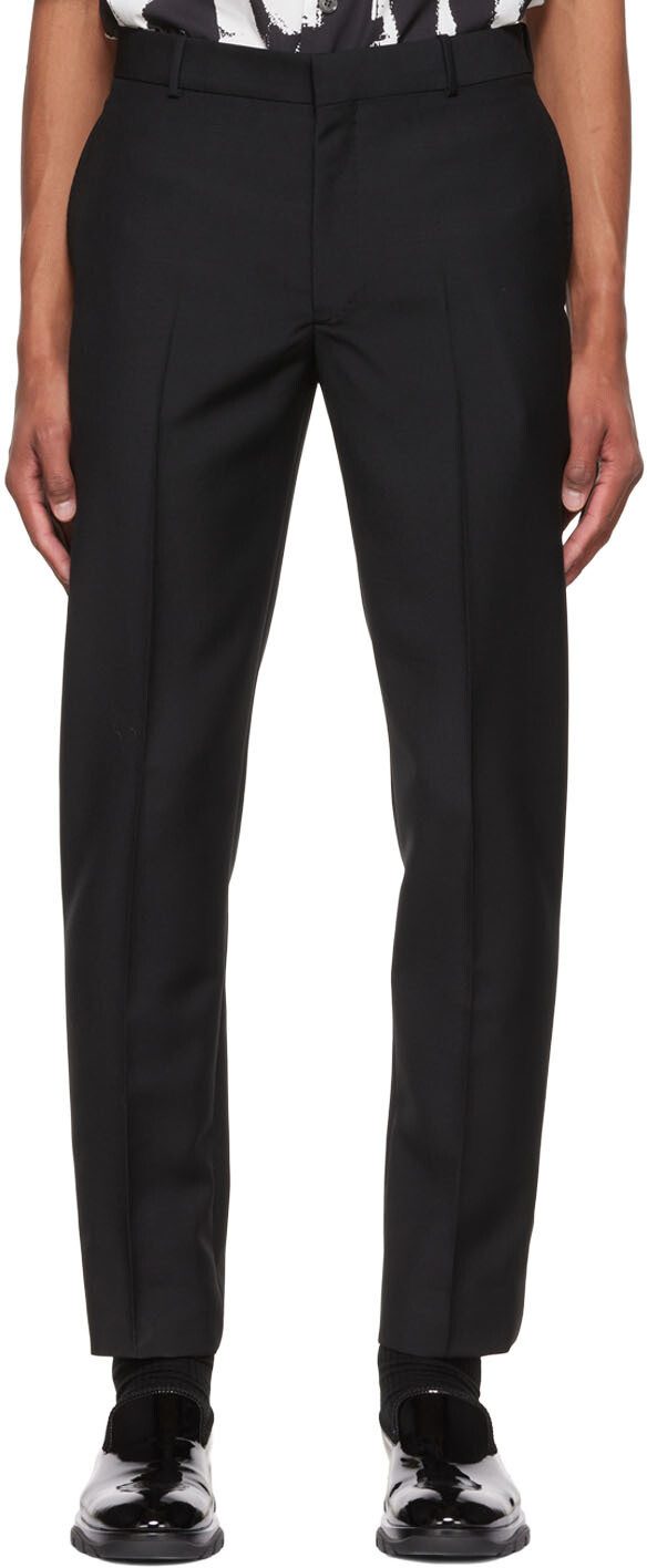 

Черные шерстяные брюки Alexander McQueen