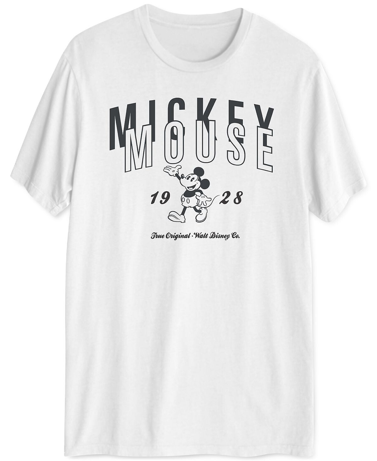 

Микки маус 1928 мужская футболка с рисунком Hybrid Apparel, белый