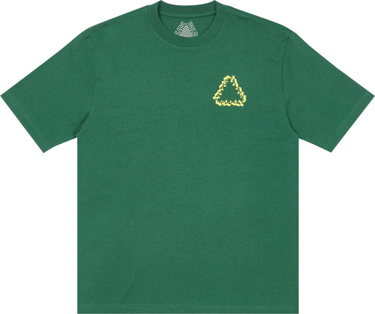 Футболка Palace Nein Fuss T-Shirt 'Green', зеленый