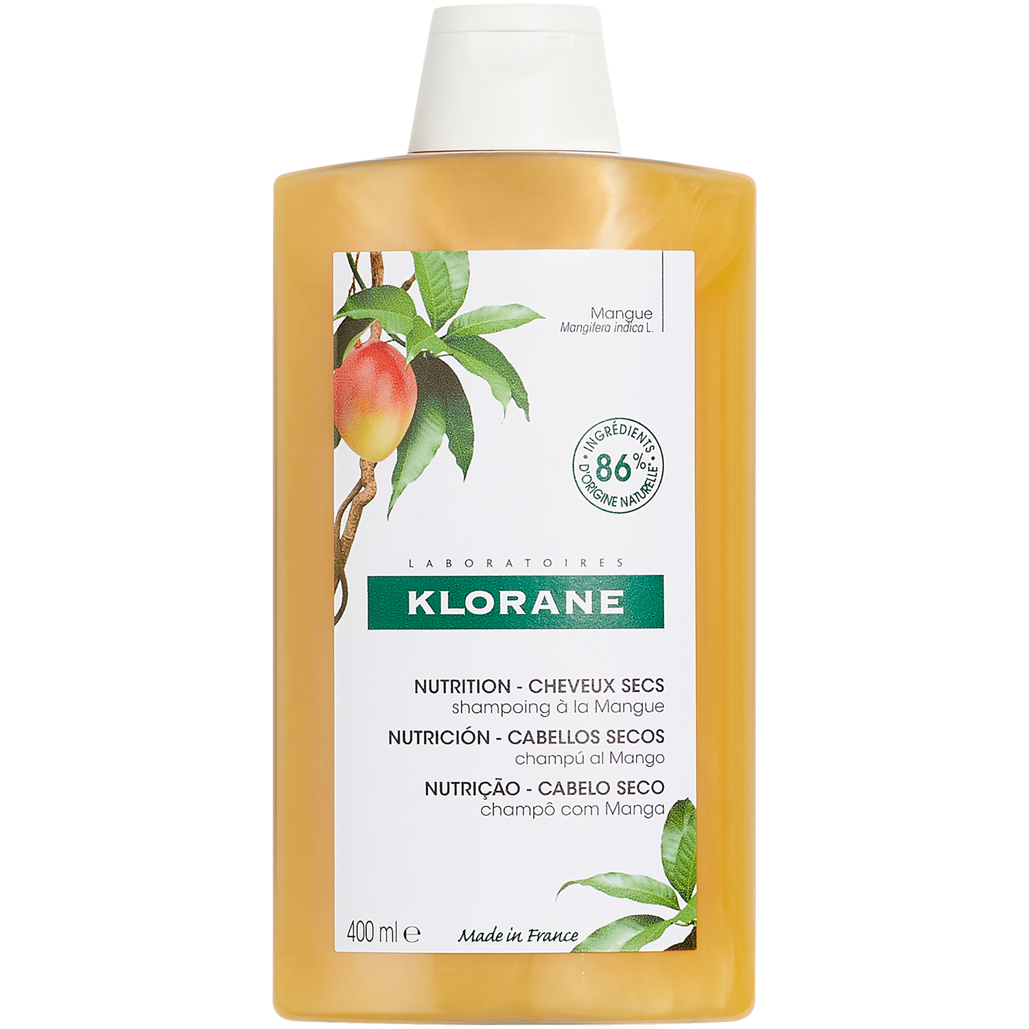 цена Klorane шампунь манго для волос, 400 мл