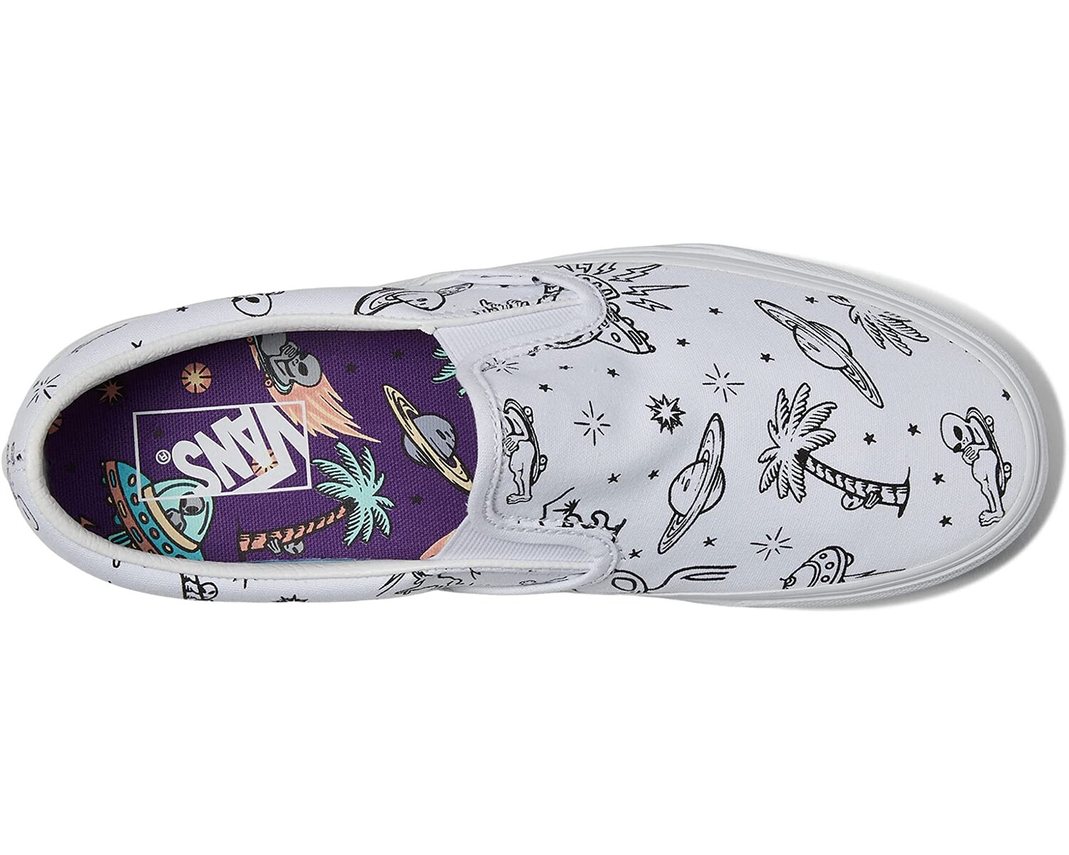 

Кроссовки Classic Slip-On Vans, белый