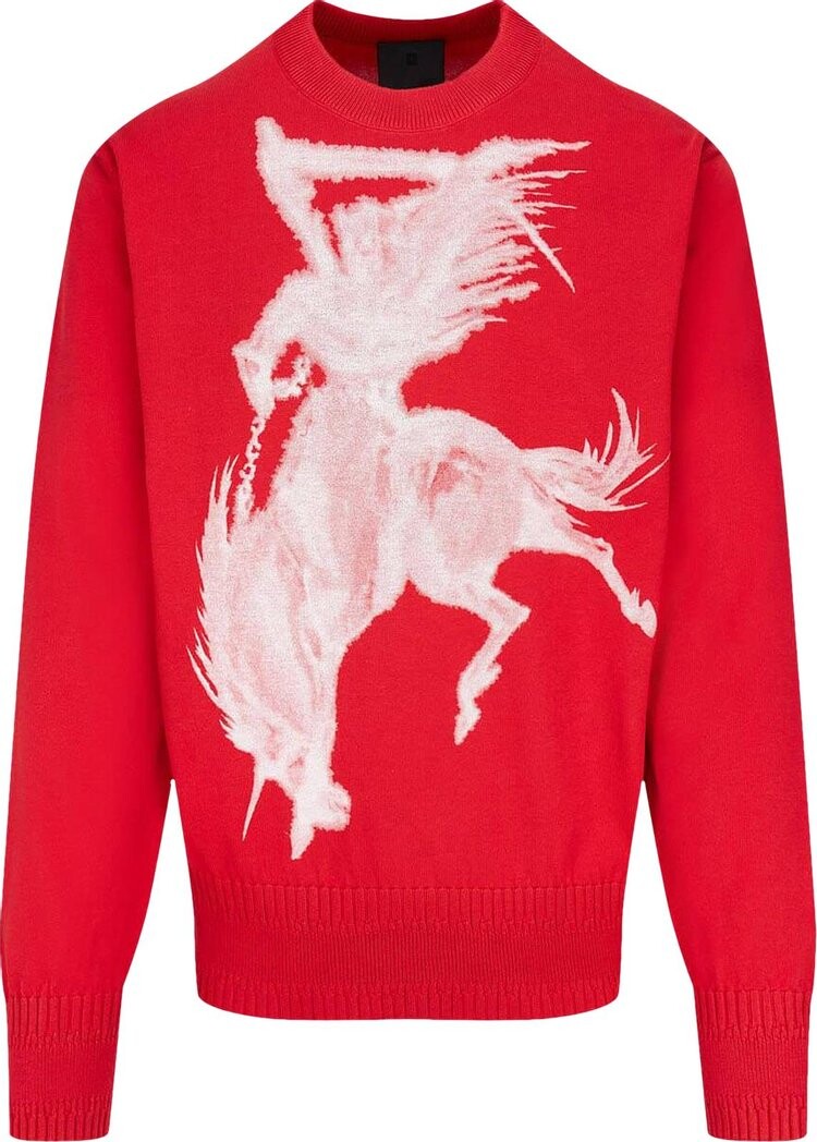 

Толстовка Givenchy Reaper Printed Crewneck 'Red', красный