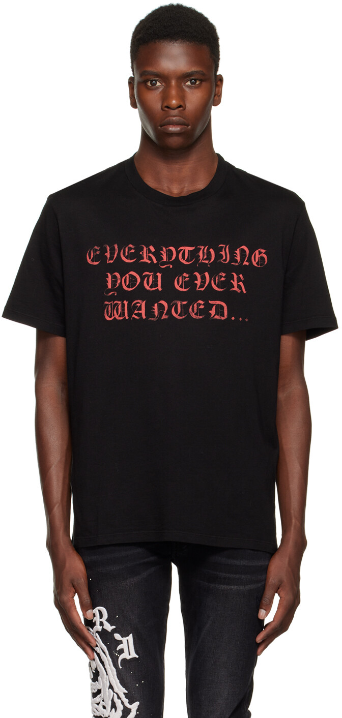 

Черная футболка Wes Lang Edition Everything AMIRI