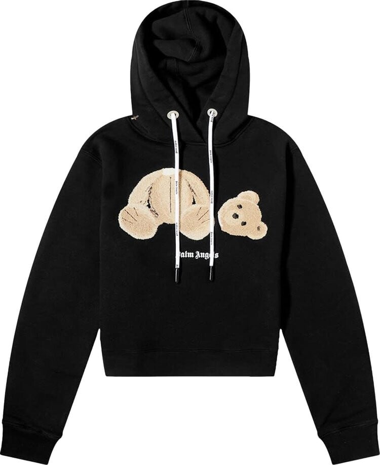 

Худи Palm Angels Bear Hoodie 'Black/Brown', черный