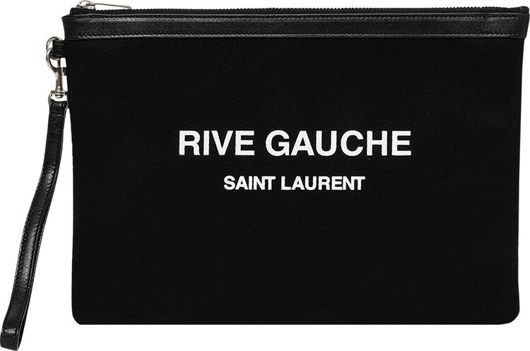 

Сумка Saint Laurent Rive Gauche Pouch Black, черный