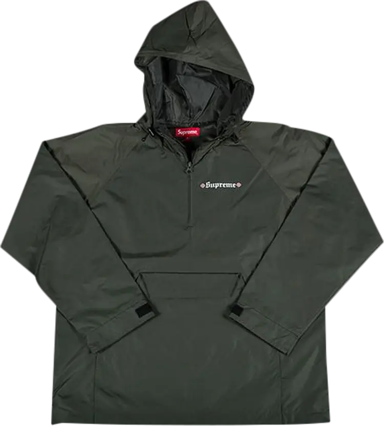 

Анорак Supreme x Independent Nylon Anorak 'Olive', зеленый