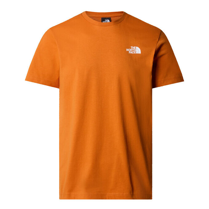 

Праздник красной коробки в футболке The North Face, красный