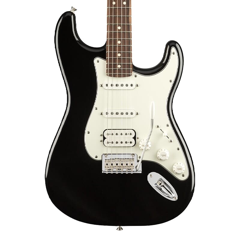 

Накладка на гриф Fender Player Stratocaster HSS Pau Ferro — черная