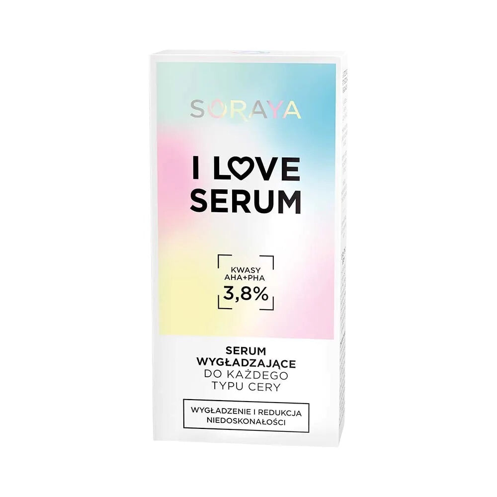 

Soraya I Love Serum разглаживающая сыворотка AHA+PHA 3,8% 30мл