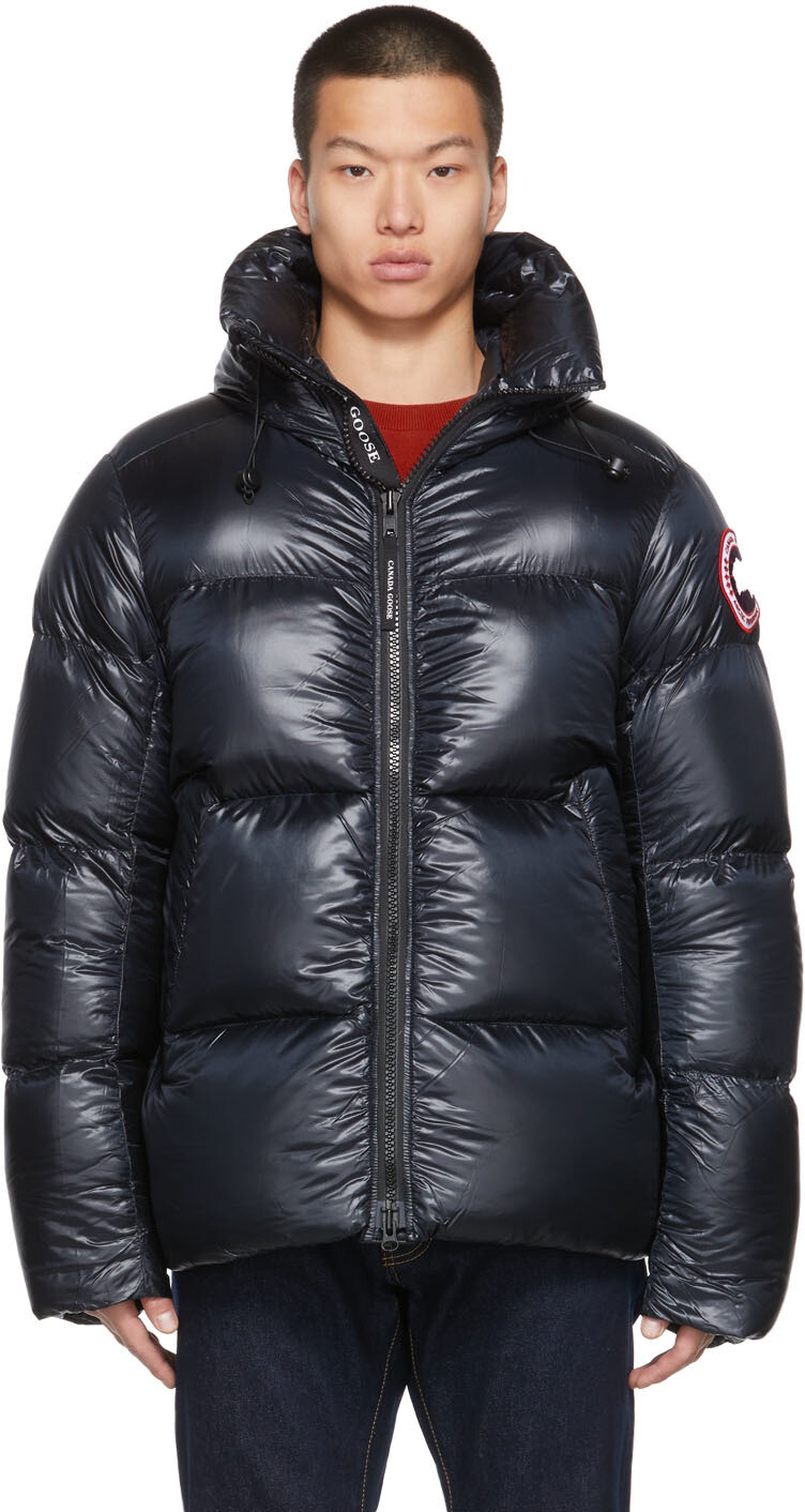 

Черная пуховая компактная куртка-пуховик Crofton Canada Goose