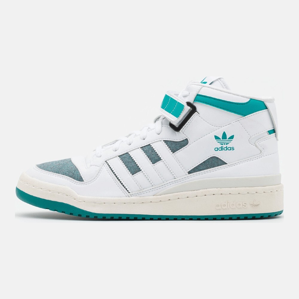 

Кроссовки Adidas Originals Forum Mid Unisex, footwear white/offwhite/green