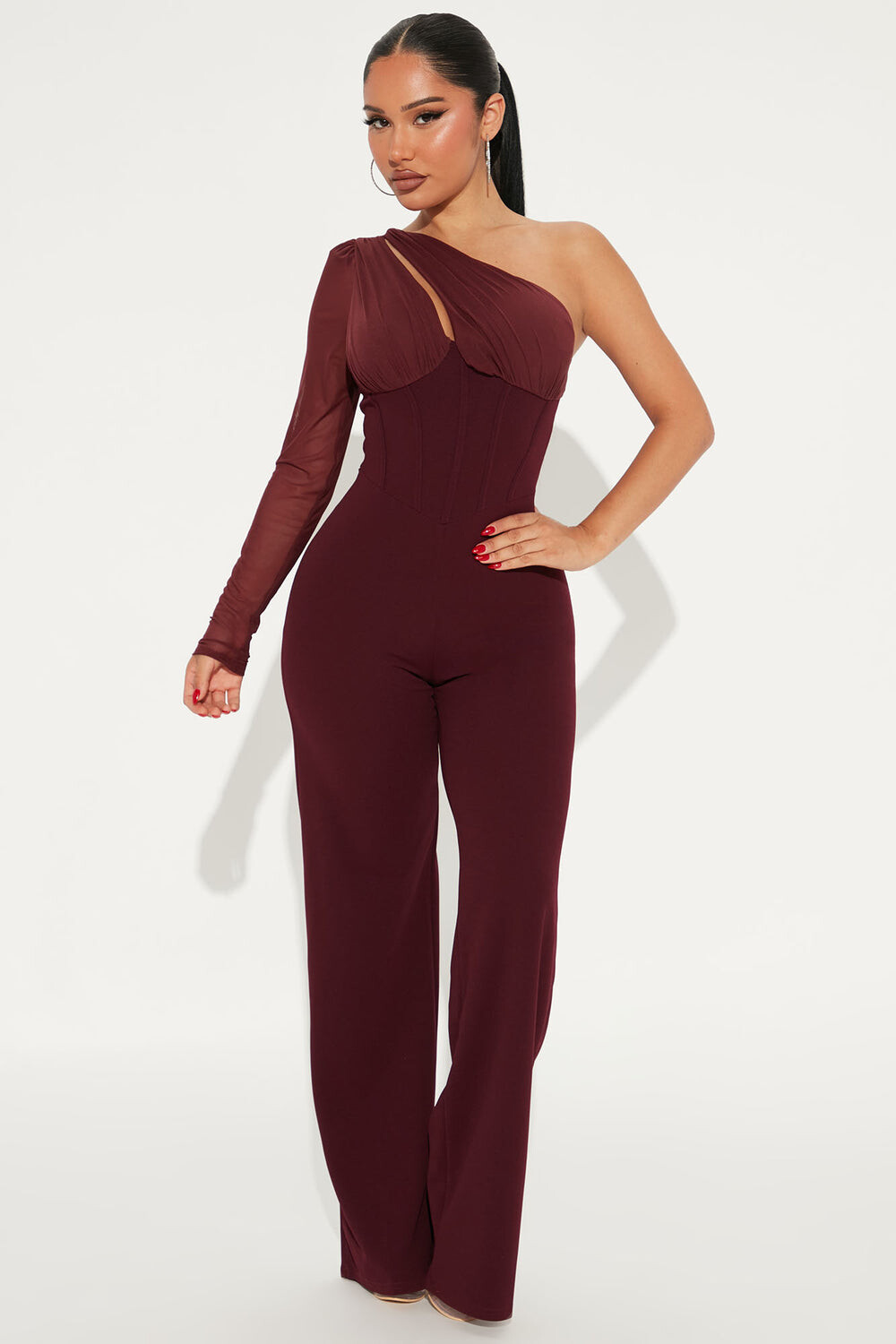 

Комбинезон Fashion Nova PJ10411EFN, слива
