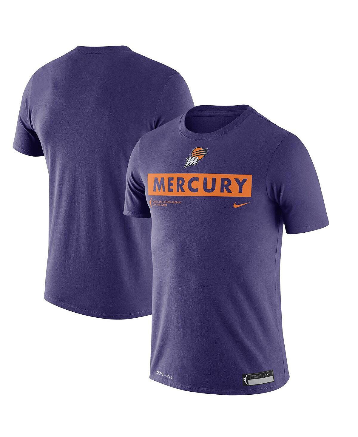 Пурпурная тренировочная футболка phoenix mercury Nike, фиолетовый