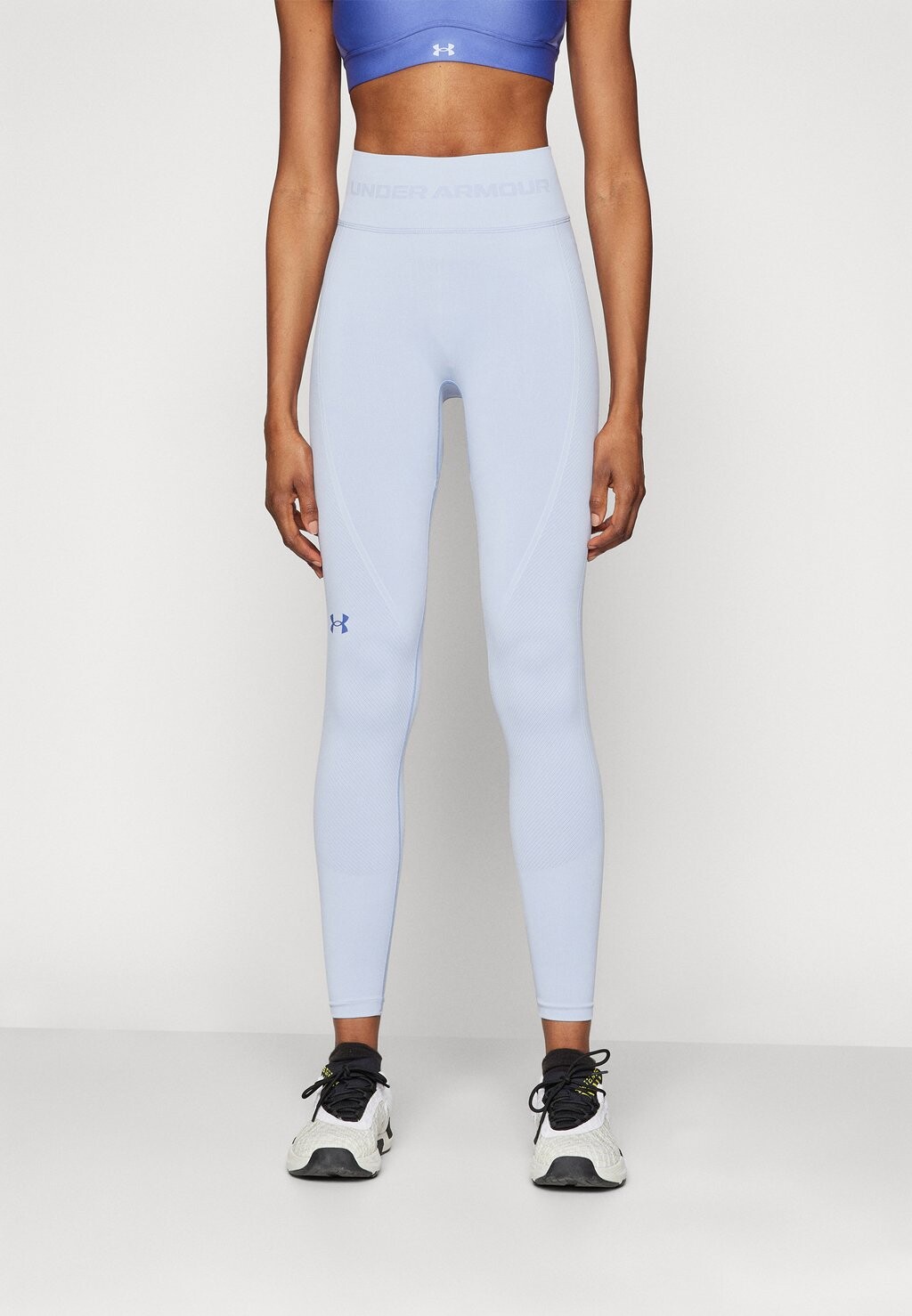 

Леггинсы VANISH SEAMLESS LEGGING Under Armour, цвет celeste/white
