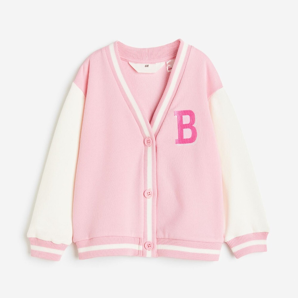 

Кардиган H&M Printed Barbie, светло-розовый