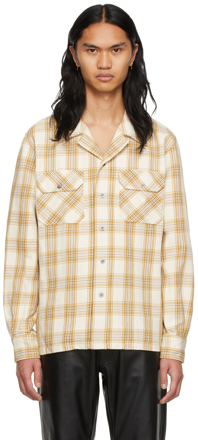 

Рубашка Gibson в клетку Off-White Sunflower