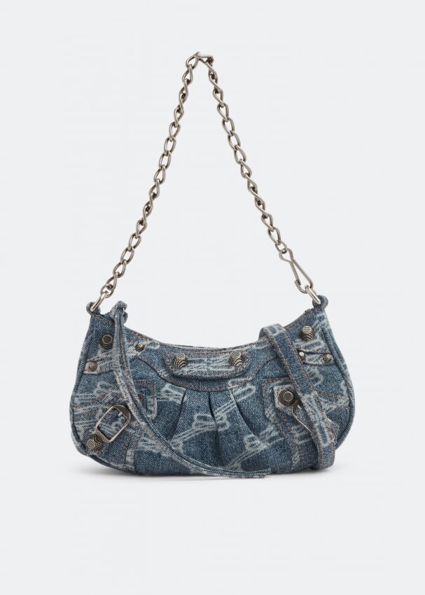 

Сумка BALENCIAGA Le Cagole mini chain bag, принт