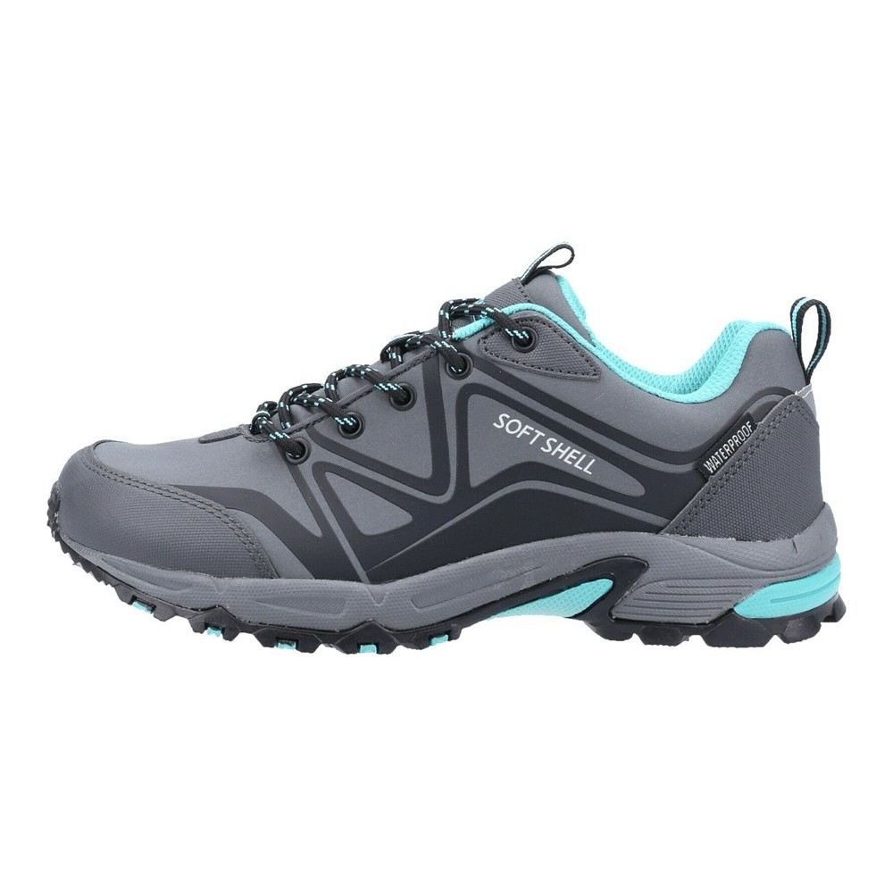 Кроссовки Cotswold Abbeydale Low Hiker, grey black aqua - фото