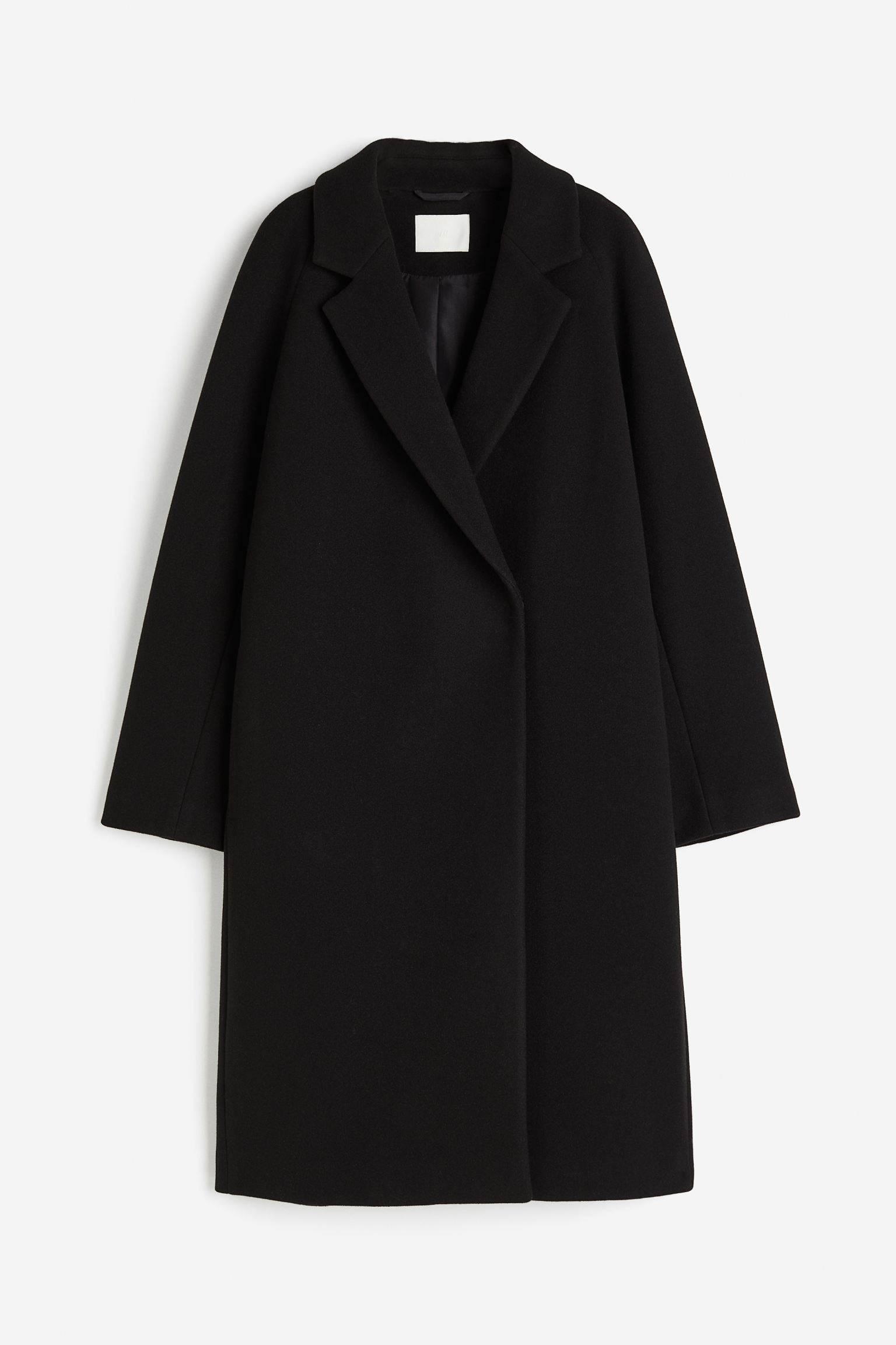 Пальто H&M Double-breasted, черный фото