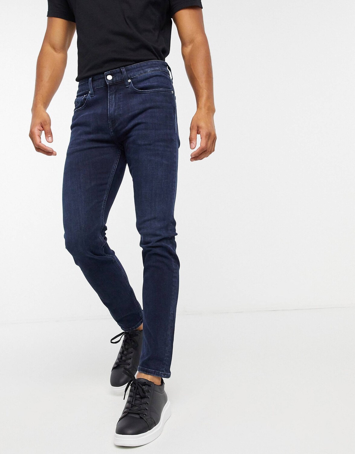 

Темно-синие джинсы скинни Calvin Klein Jeans