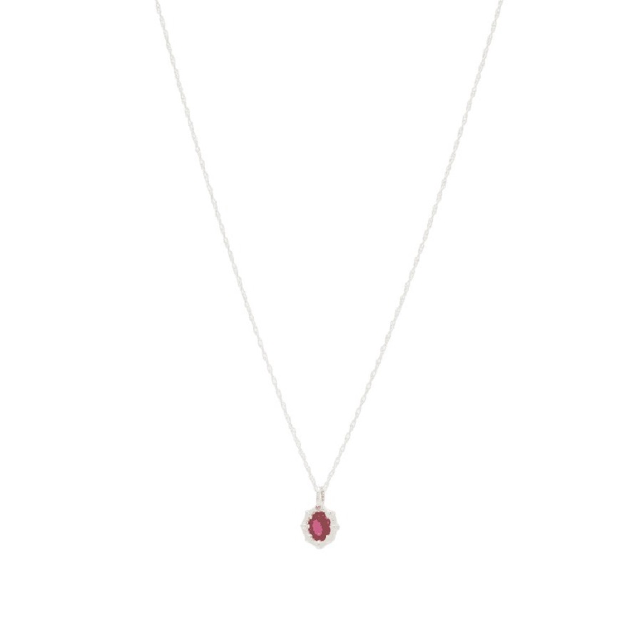 Подвеска Bleue Burnham Mini Bamboo, серебристый, красный двухслойное звездное ожерелье из циркона ожерелье из 100% стерлингового серебра 925 пробы короткое ожерелье для женщин изысканное ювелирное