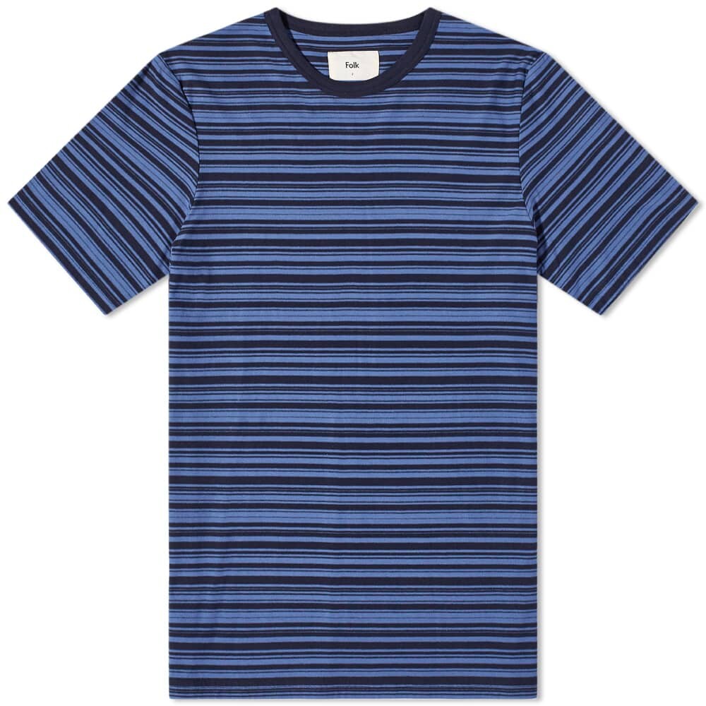 

Футболка Folk Hazy Stripe Tee, Черный