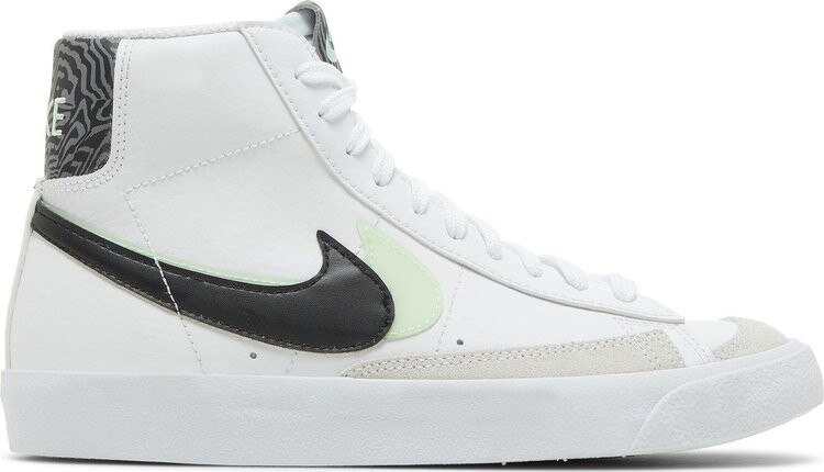 Nike blazer green on sale swoosh