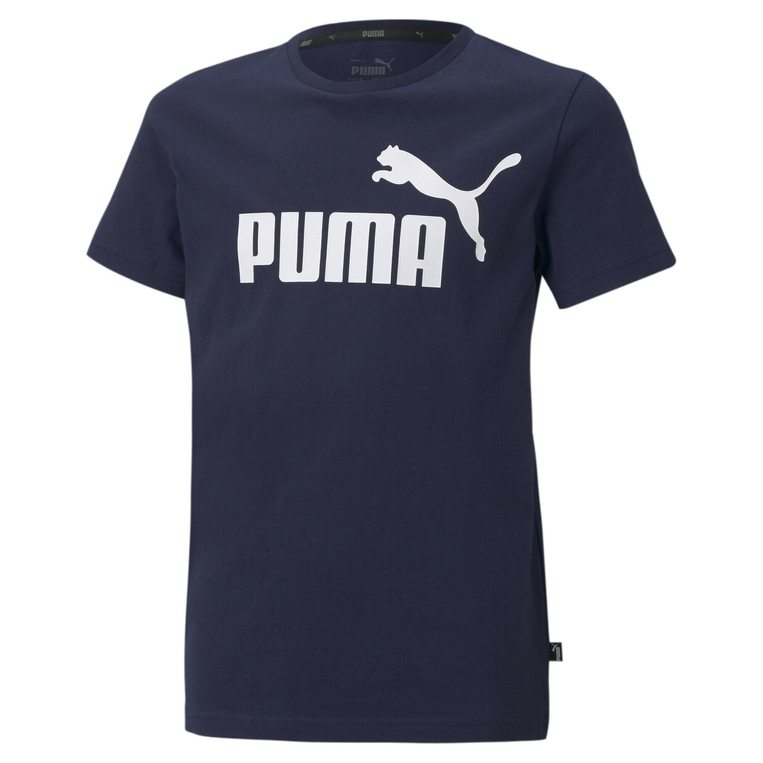 

Молодежная футболка Essential с логотипом PUMA, фиолетовый/синий