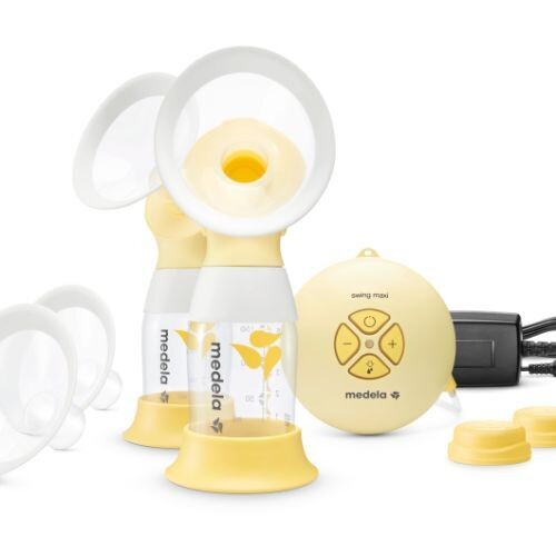 медела молокоотсос swing flex электронный Medela Swing Maxi Flex электронный молокоотсос на две груди, 1 шт.