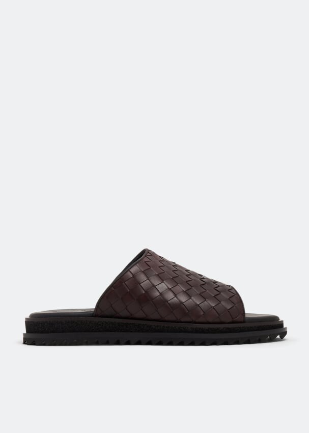 

Сандалии BARRETT Leather woven sandals, коричневый
