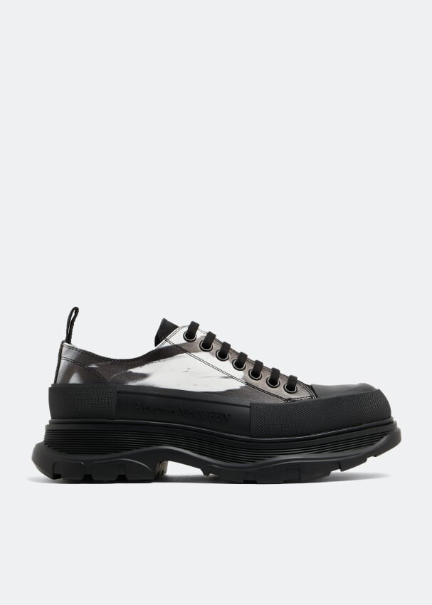 

Кроссовки ALEXANDER MCQUEEN Tread Slick lace-up sneakers, черный