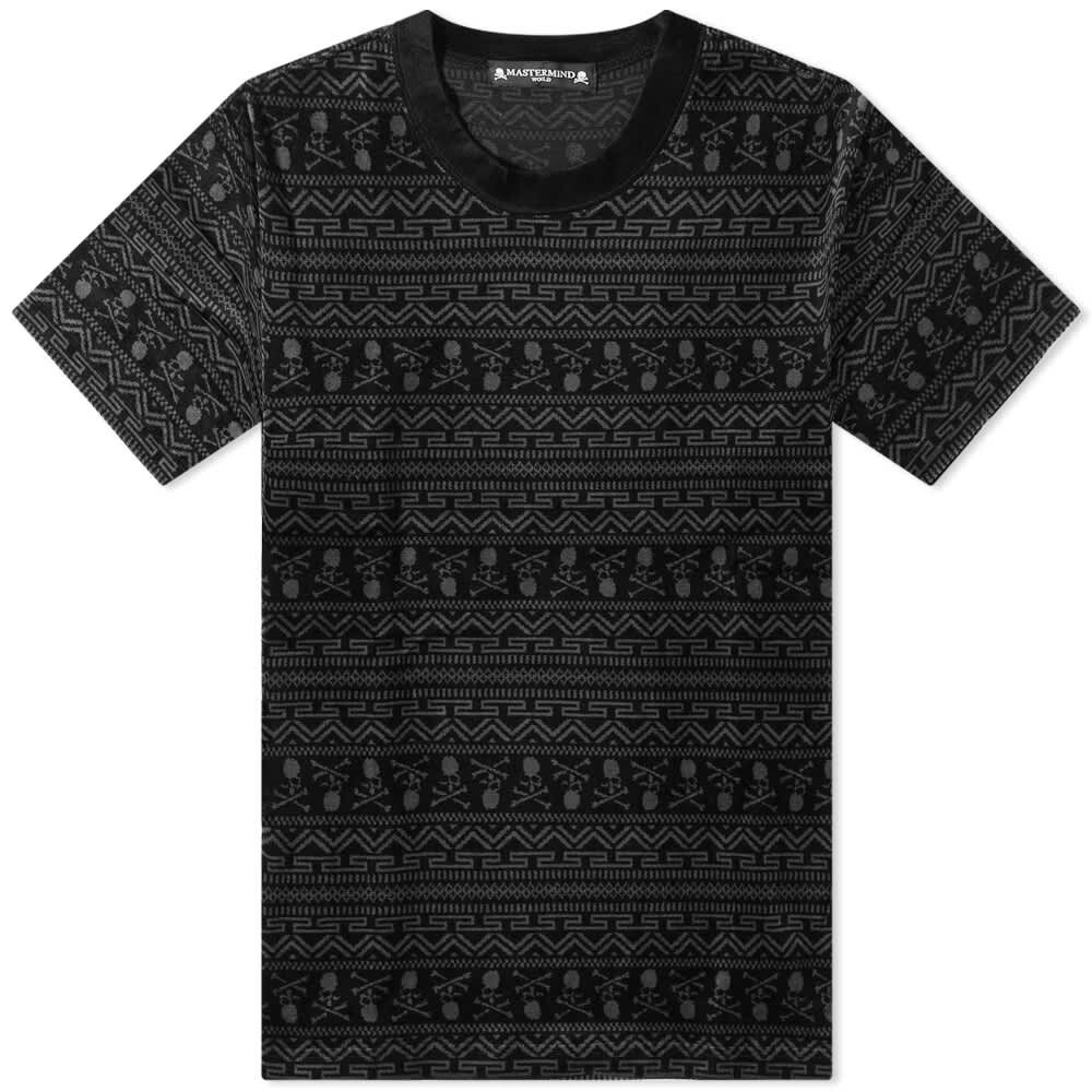 

Футболка MASTERMIND WORLD Tribal Skull Velour Tee