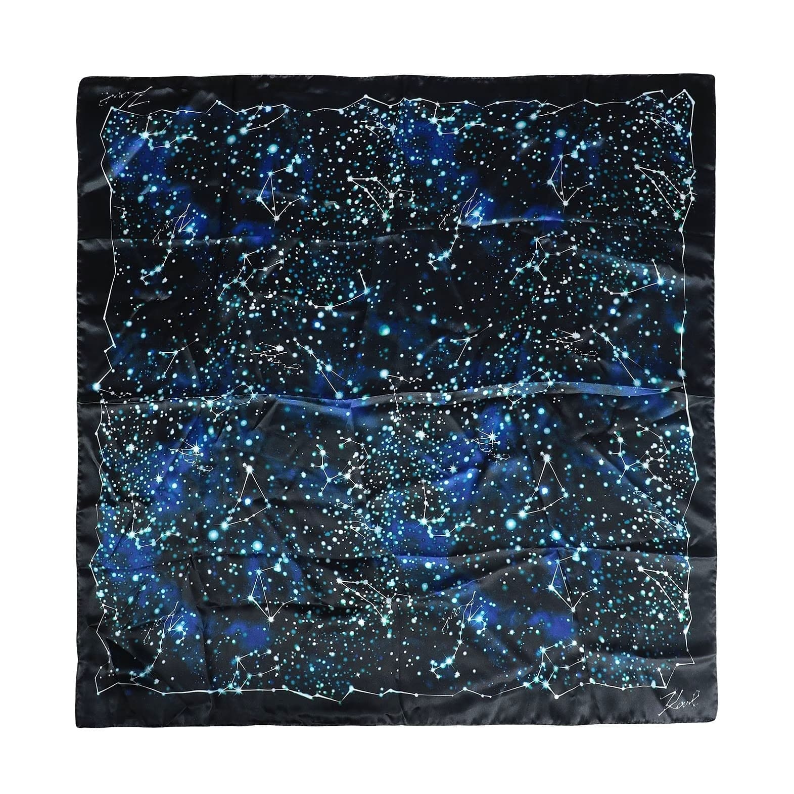 Шарф Karl Lagerfeld K/space Milkyway Evening, черный надежный женский шарф тонкая работа 6 цветов на выбор вязаный женский шарф женский шарф длинный шарф