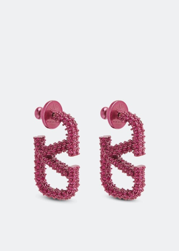 

Серьги VALENTINO GARAVANI VLogo Signature earrings, розовый