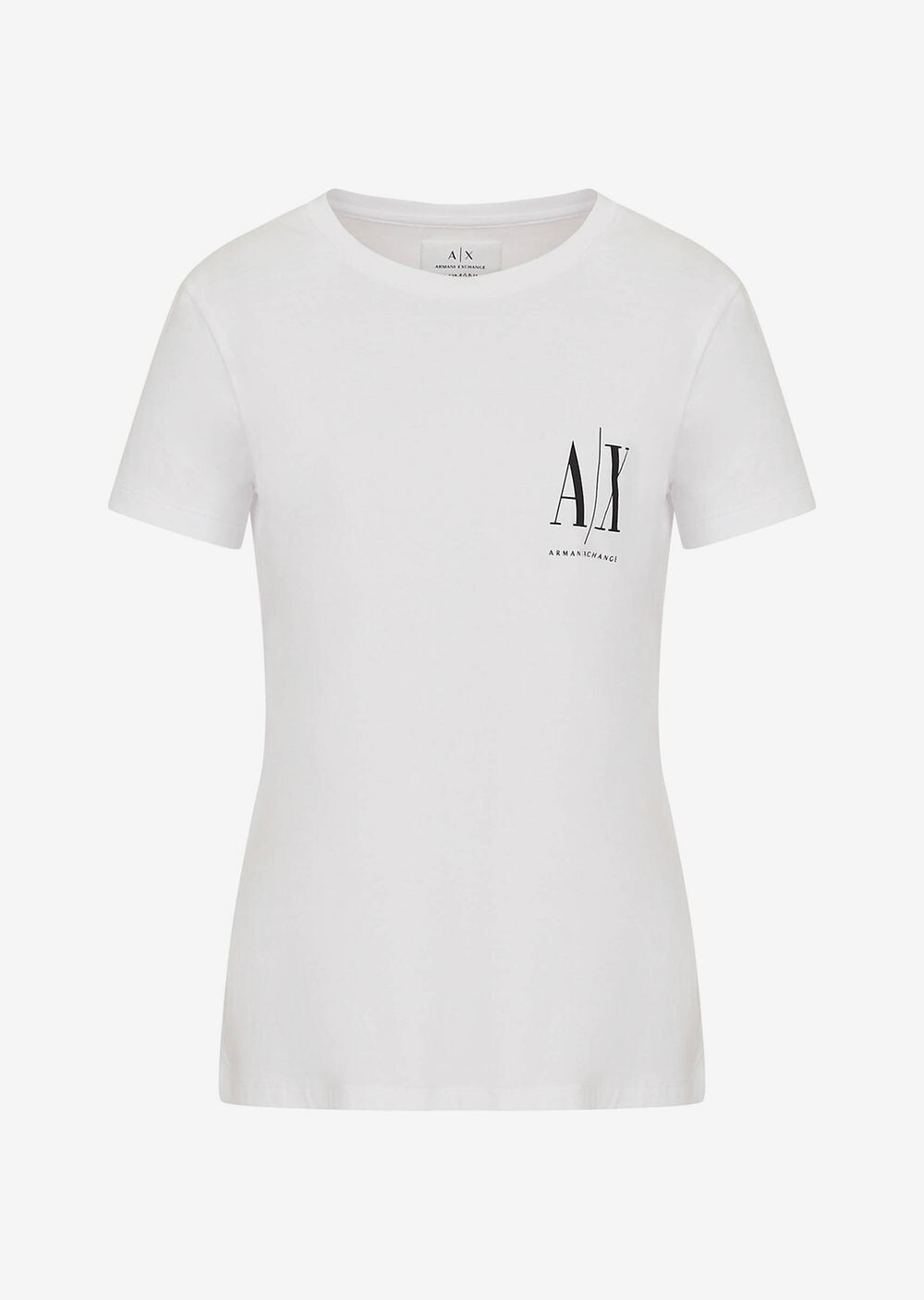 

Футболка стандартного кроя с логотипом Icon Armani Exchange, белый