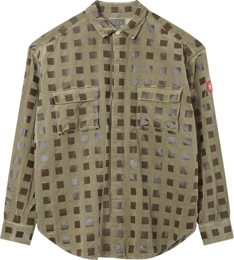 

Рубашка Cav Empt Overdye Cord Dot Big Shirt 'Khaki', кремовый