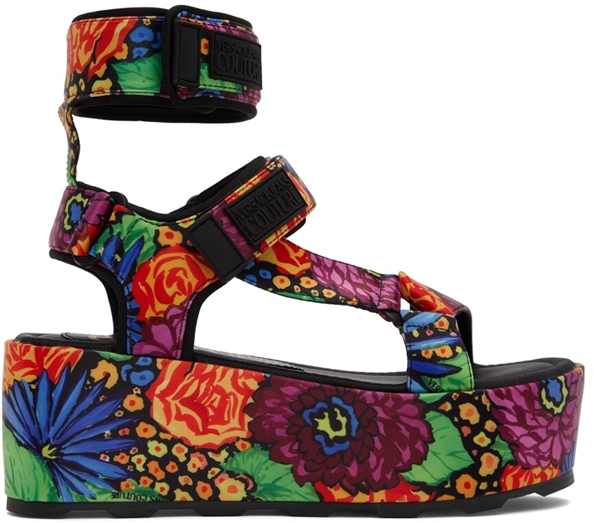 

Разноцветные сандалии Mallory Versace Jeans Couture