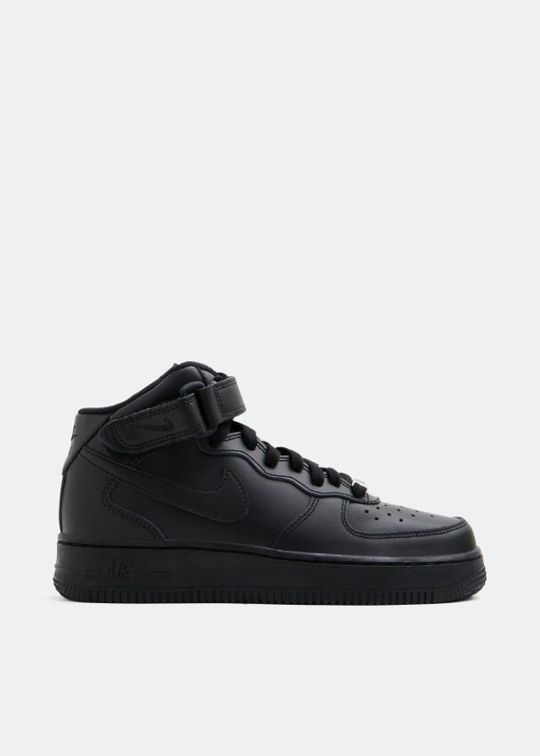 

Кроссовки NIKE Air Jordan 1 Mid LE 'Triple Black', черный