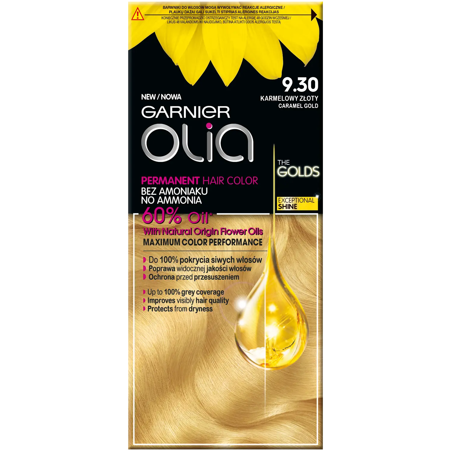 

Garnier Olia краска для волос 9.3 карамель золото, 1 упаковка