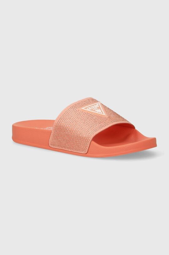 

Шлепки Guess, оранжевый