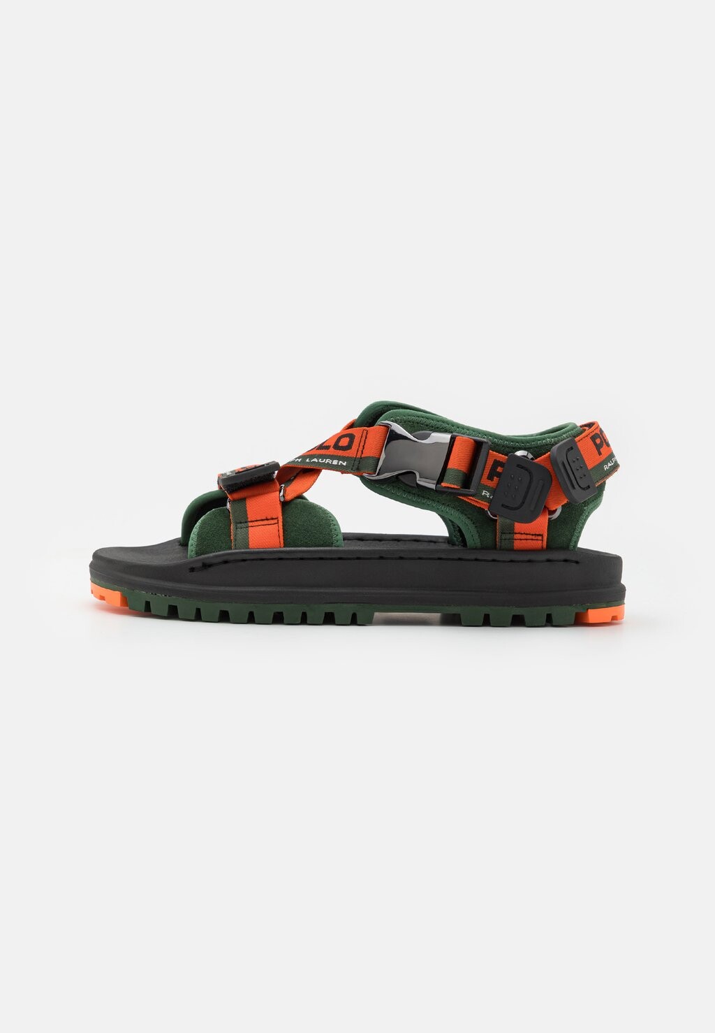

Трекинговые сандалии ADVENTURE Polo Ralph Lauren, цвет bottle green/sailing orange