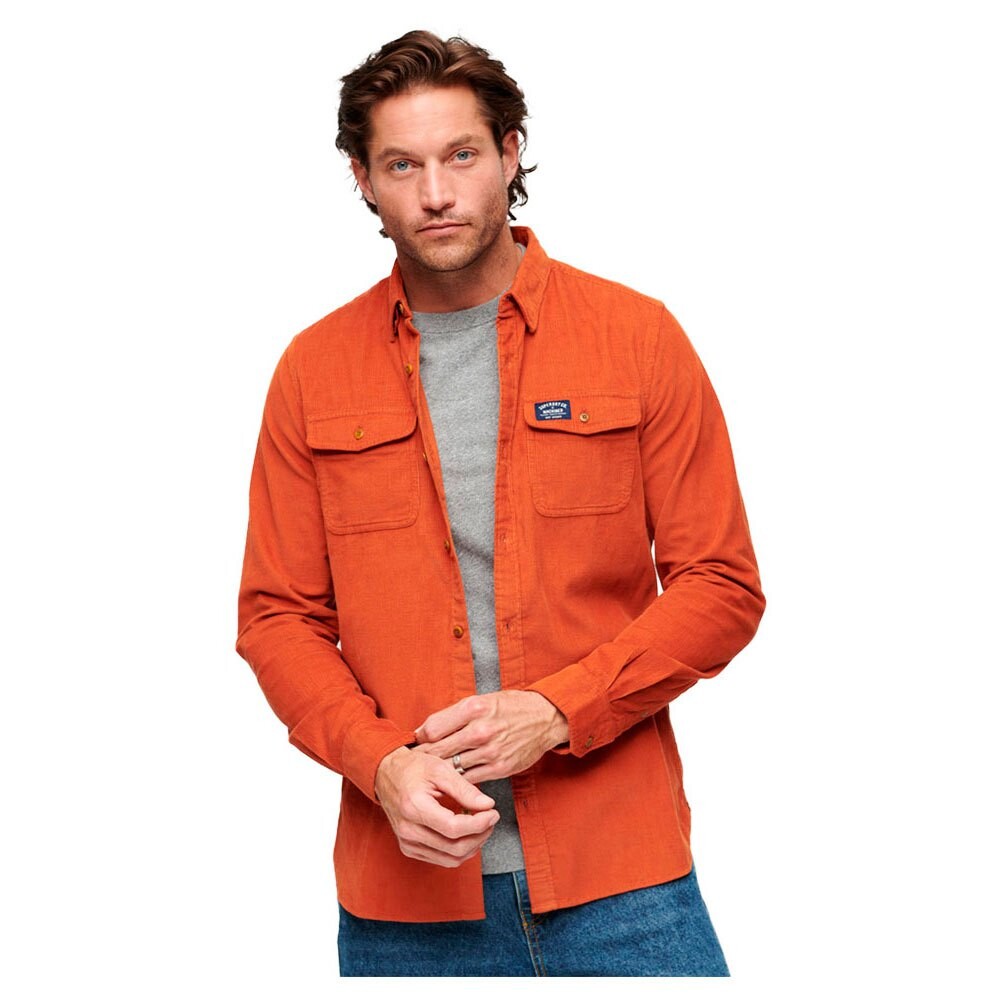 

Рубашка Superdry Trailsman Cord, оранжевый