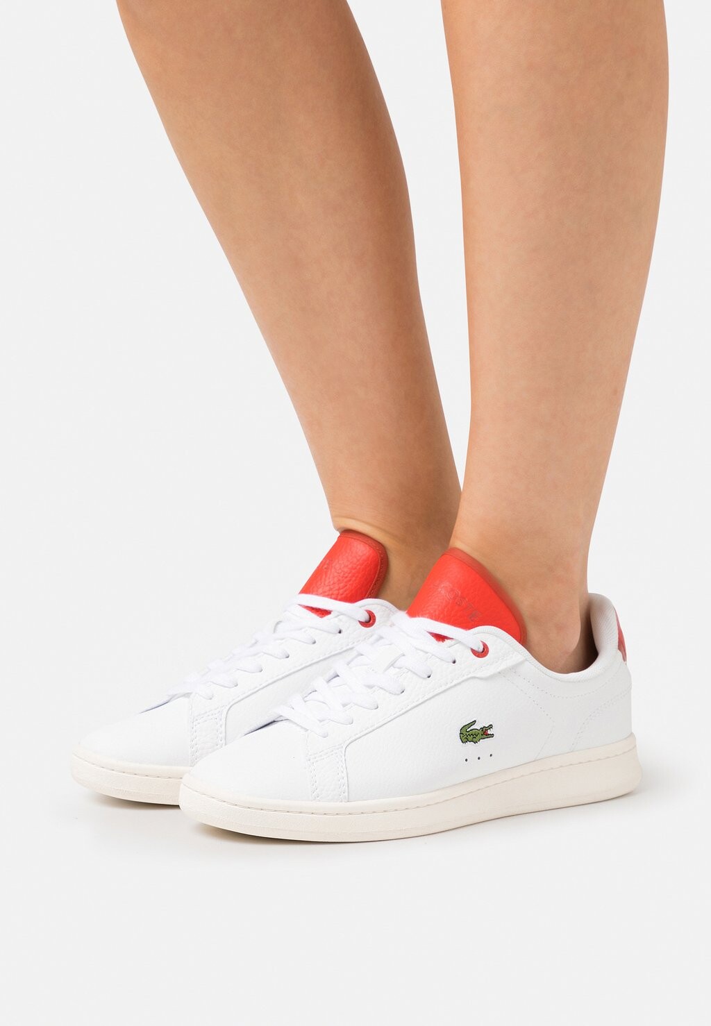 

Кроссовки Lacoste, белый/красный