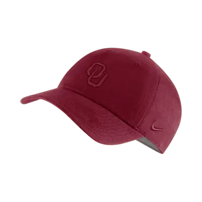 

Бейсболка Nike Oklahoma Heritage86 College Logo Cap, цвет Team Crimson