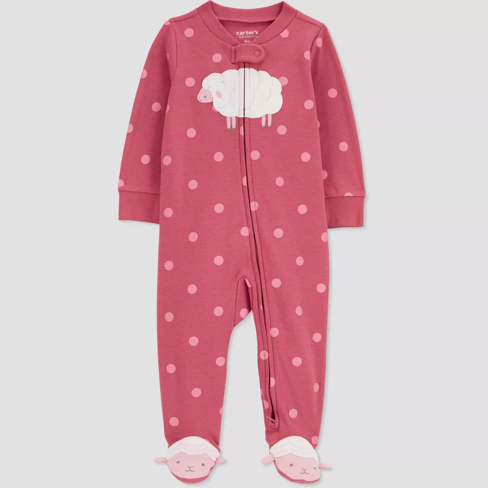 

Картер, Just One You Baby Girls' Sleep N' Play Carter's Just One You, цвет Pink