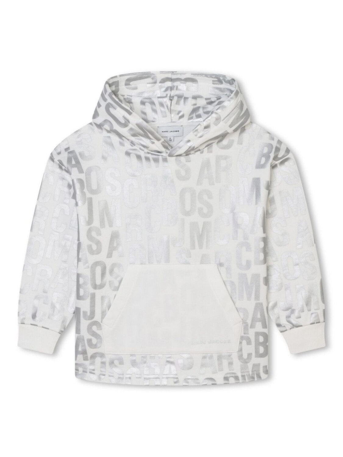 

Marc Jacobs Kids худи с логотипом, белый