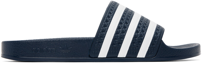 

Темно-синие шлепанцы Adilette adidas Originals